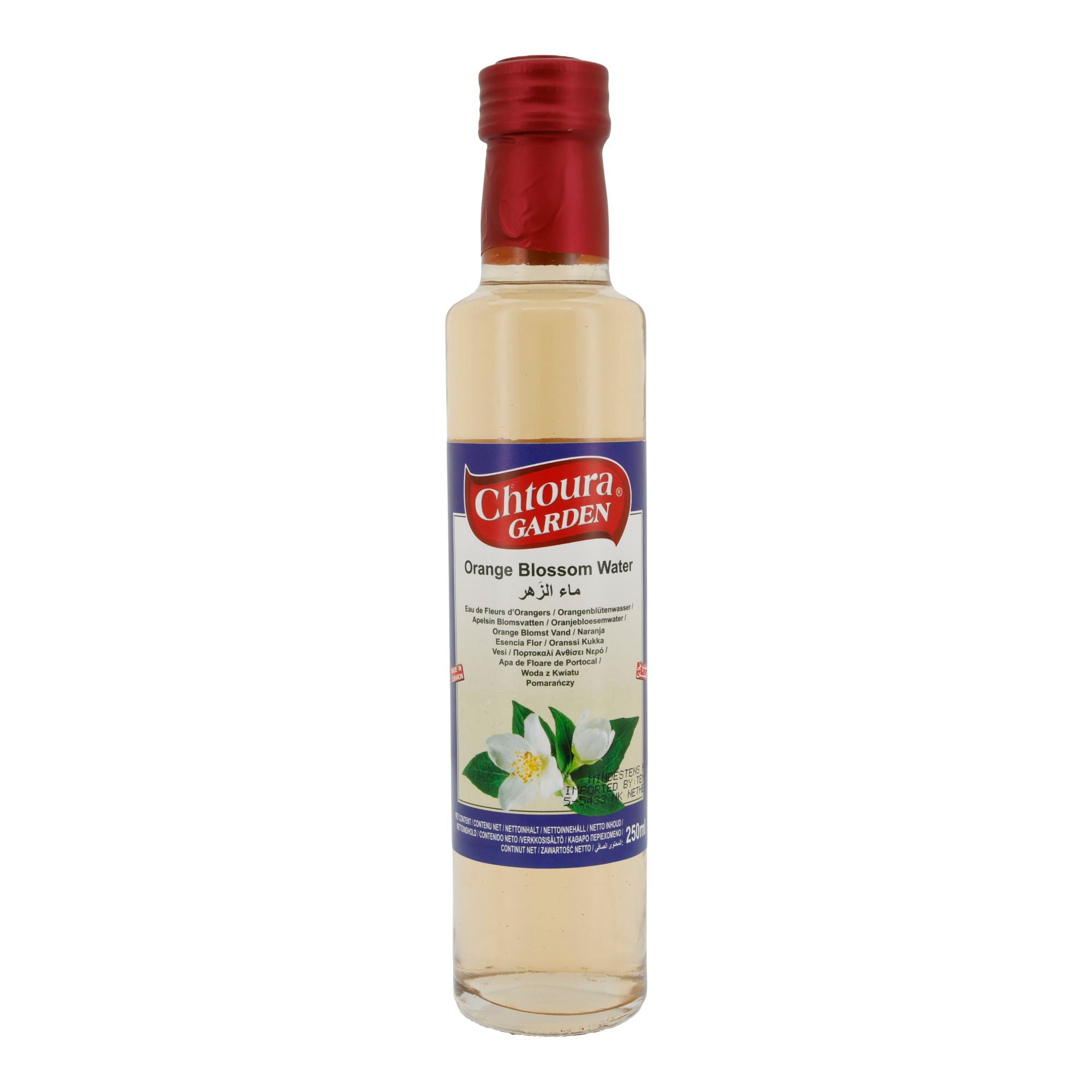 Aromastoff Chtoura Garden | Orangenblütenwasser | Vielseitig verwendbar für Küche und Kosmetik | 250 ml CHTOURA GARDEN